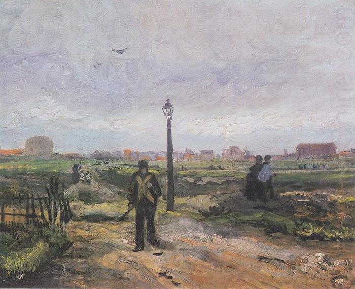 Vincent Van Gogh On the outskirts of Paris china oil painting image